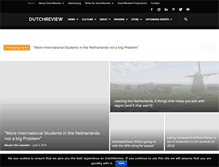 Tablet Screenshot of dutchreview.com